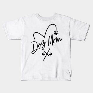 Dog Mama Cute Design Fur Mam Kids T-Shirt